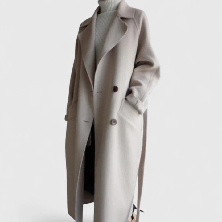 Iona Women's Coat with Lapels with Buttons with Long Sleeves, photo 4