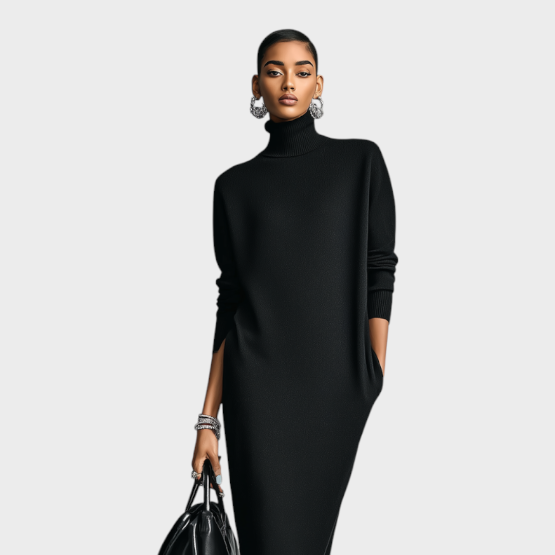 Iris Women's Dress in Knit in a Relaxed Fit with Pockets, photo 1
