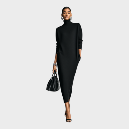 Iris Women's Dress in Knit in a Relaxed Fit with Pockets, photo 2