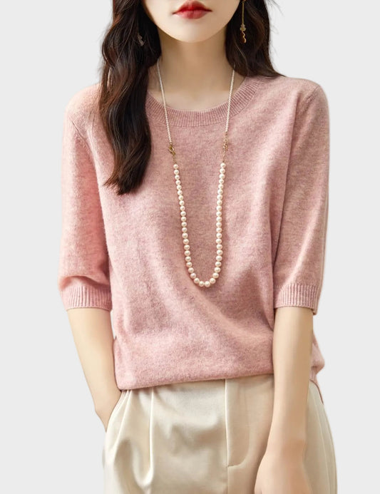 Ivy Women's Sweater in Knit with a Round Neck, photo 1