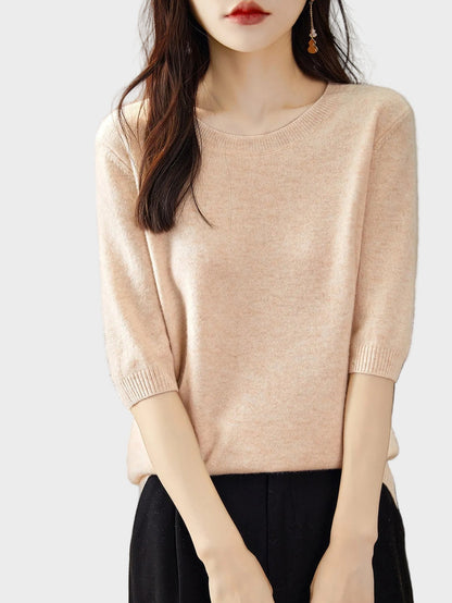 Ivy Women's Sweater in Knit with a Round Neck, photo 3