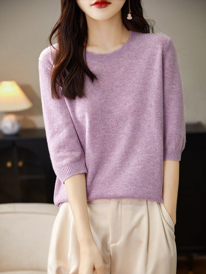 Ivy Women's Sweater in Knit with a Round Neck, photo 5