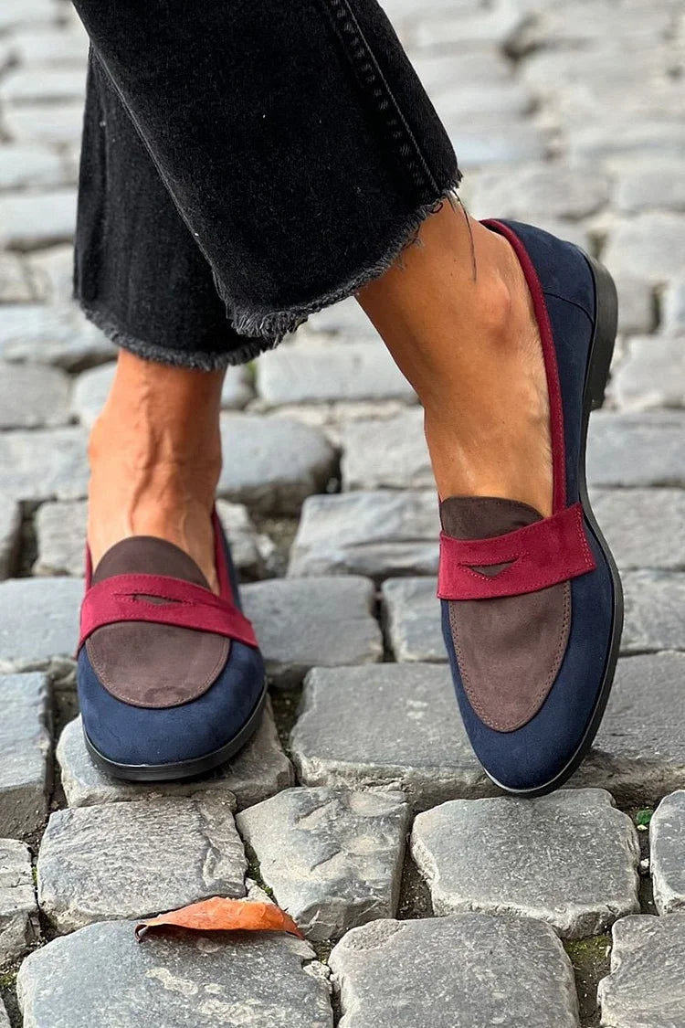 Jane Women's Penny Loafers in Blue, photo 1