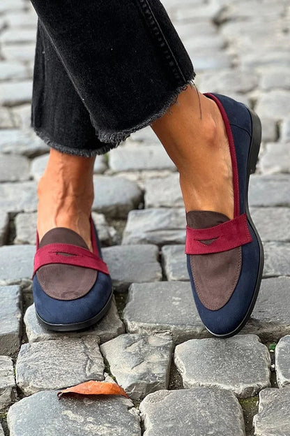 Jane Women's Penny Loafers in Blue, photo 1