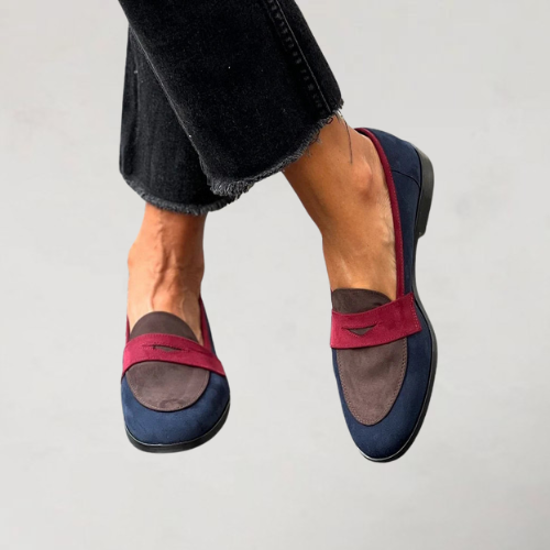 Jane Women's Penny Loafers in Blue, photo 2