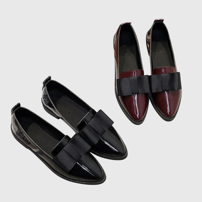 Jemima Women's Loafers with a Flat Sole in Red, photo 3