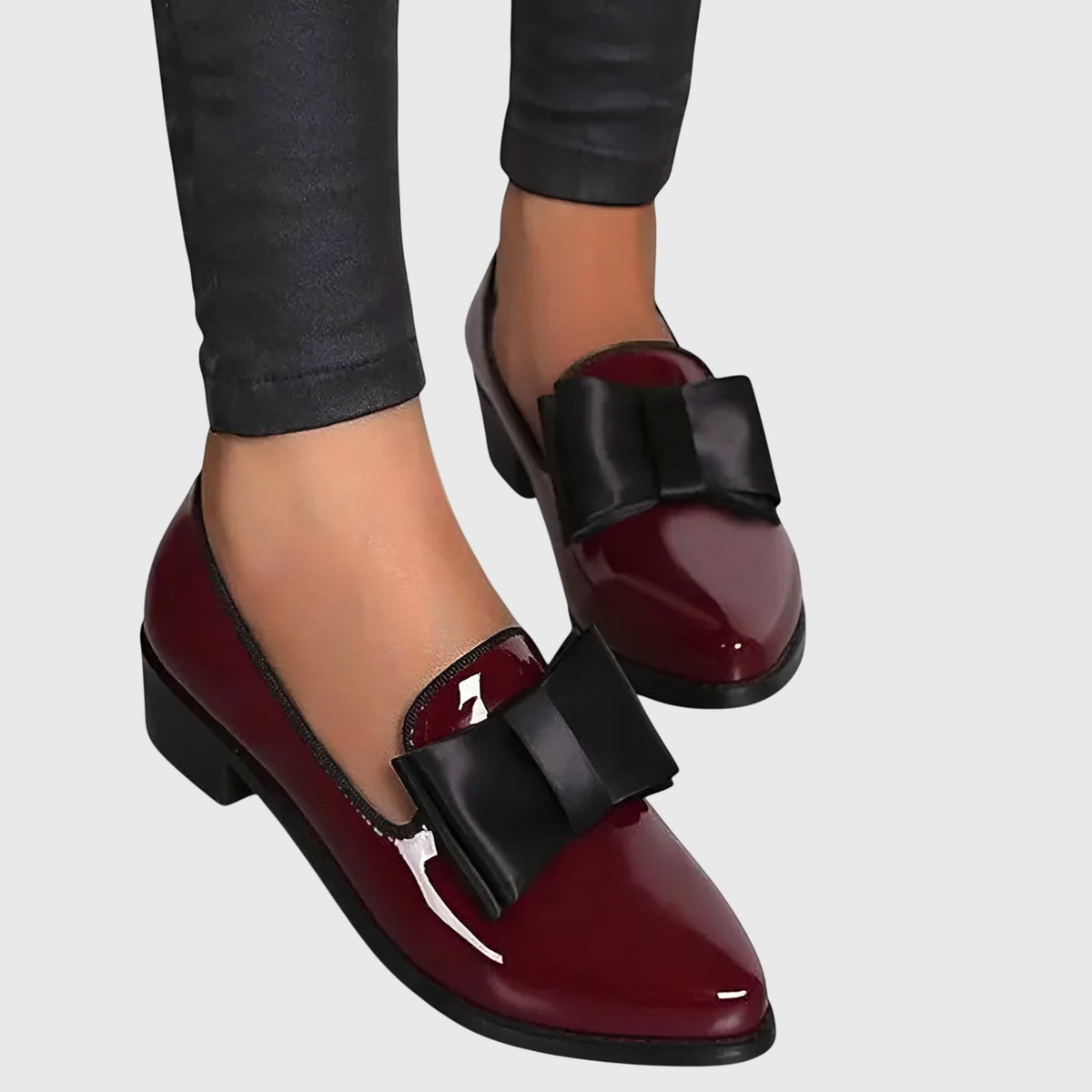 Jemima Women's Loafers with a Flat Sole in Red, photo 7