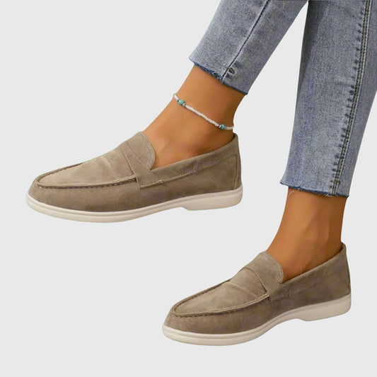 Jenny Women's Slip-On Loafers in a Suede Look, photo 1