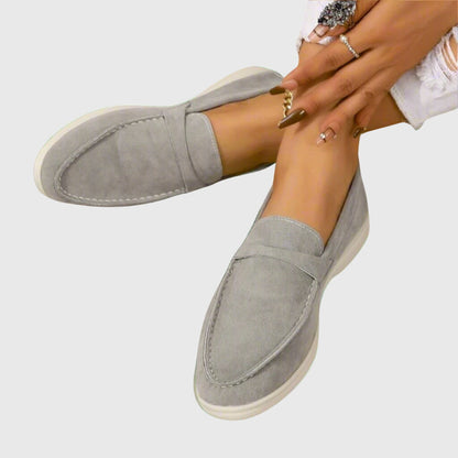 Jenny Women's Slip-On Loafers in a Suede Look, photo 3