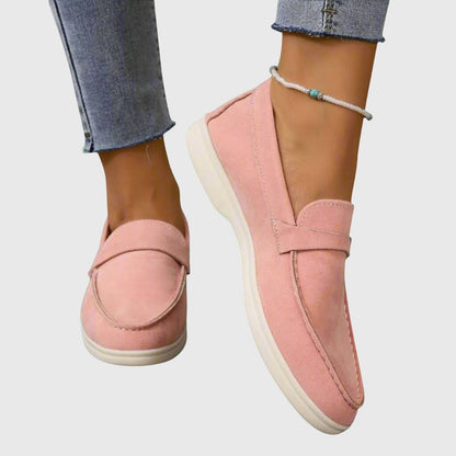 Jenny Women's Slip-On Loafers in a Suede Look, photo 5