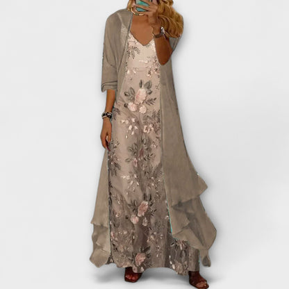 Josie Women's Dress in Maxi Length with a Floral Print, photo 1