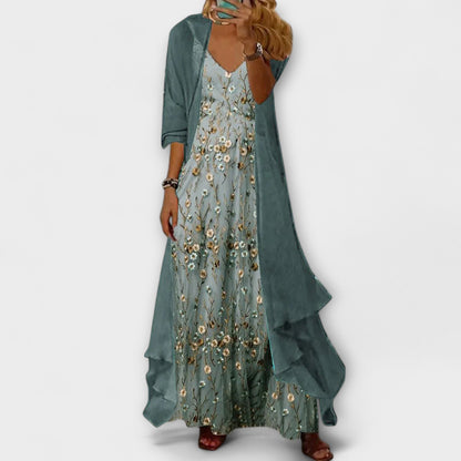 Josie Women's Dress in Maxi Length with a Floral Print, photo 2
