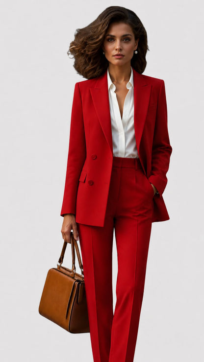 Keira Women's Co-ord Set with Straight Legs with Lapels, photo 7