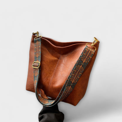 Lena Women's Shoulder Bag with a Patterned Strap, photo 1