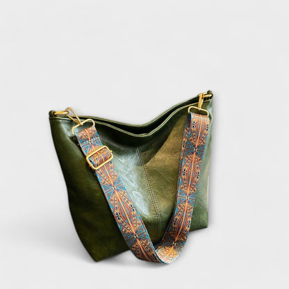 Lena Women's Shoulder Bag with a Patterned Strap, photo 3
