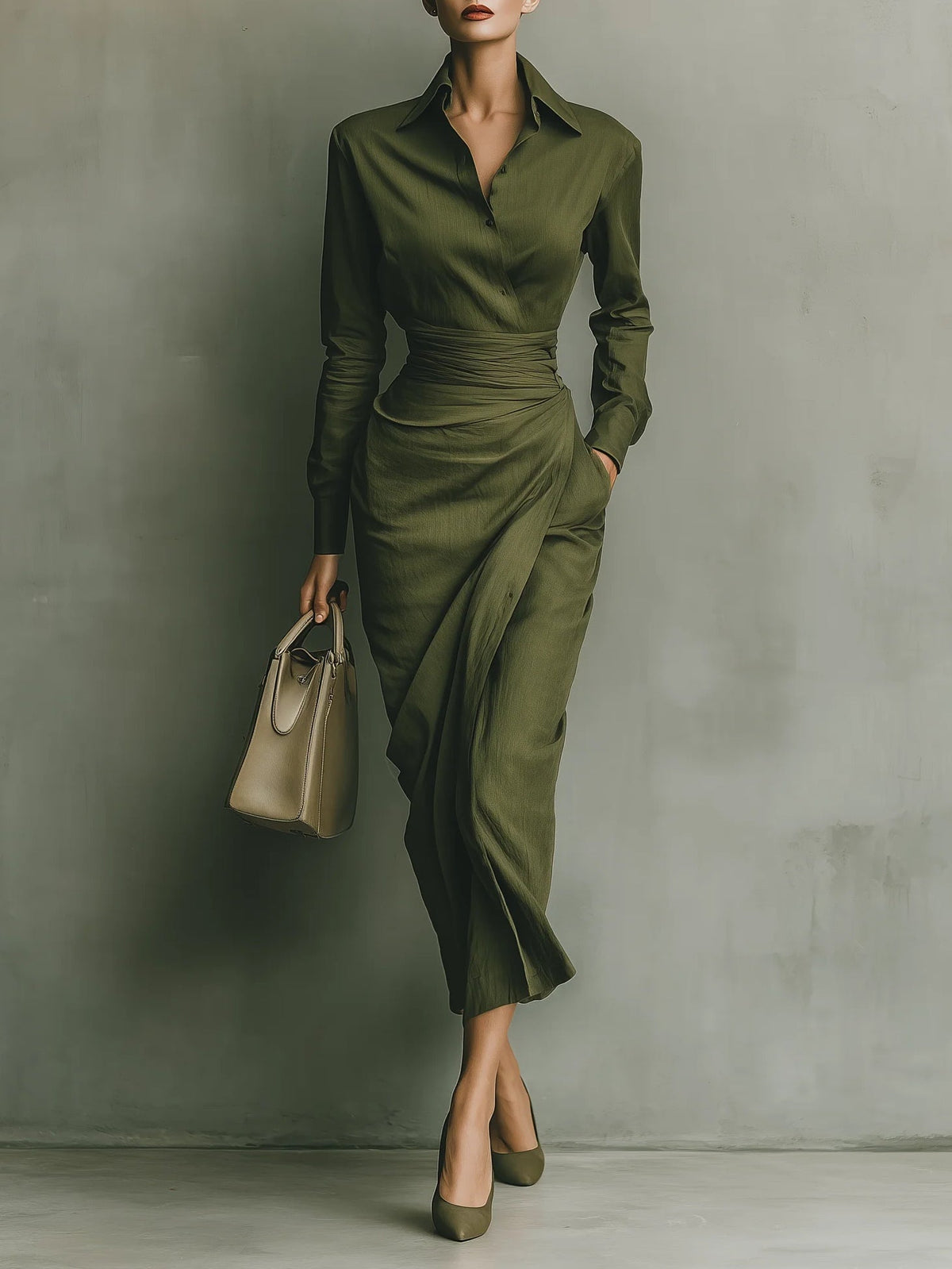 Lilian Women's Dress in a Slim Fit in Maxi Length, photo 1