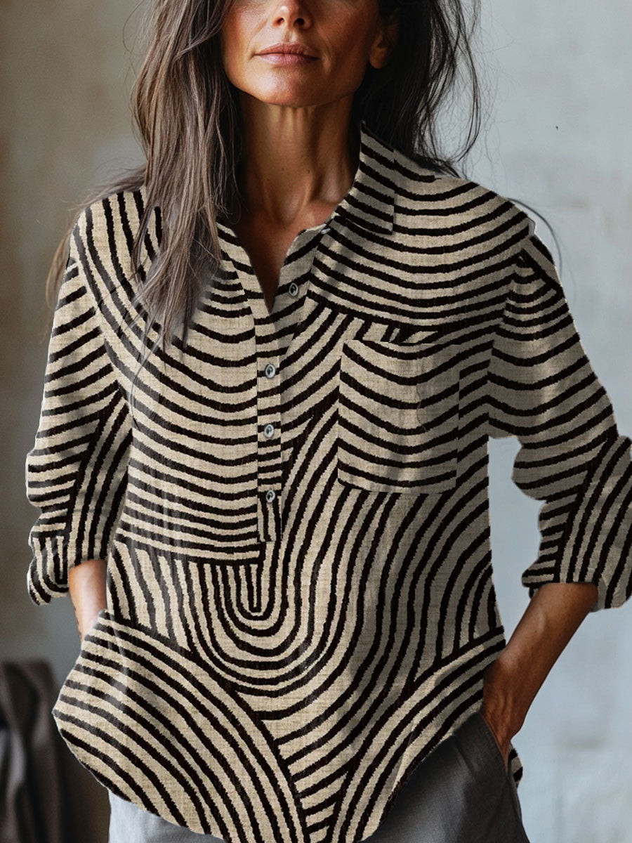 Lorna Women's Shirt with Stripes, photo 1