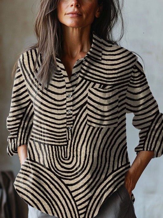 Lorna Women's Shirt with Stripes, photo 1
