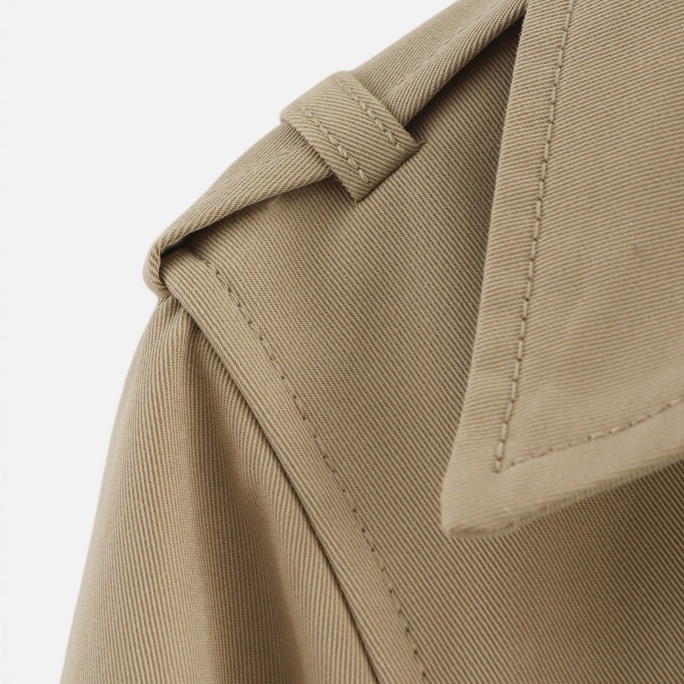 Lucille Women's Trench Coat with Lapels with Buttons, photo 8