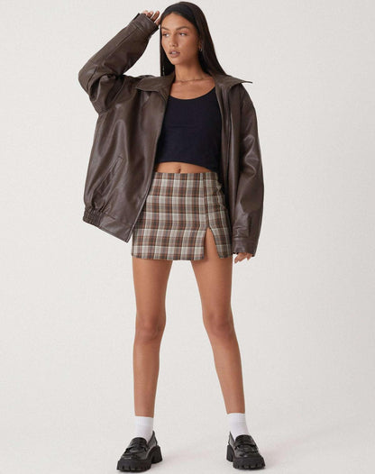 Maeve Women's Jacket in a Leather Look in an Oversized Fit, photo 2