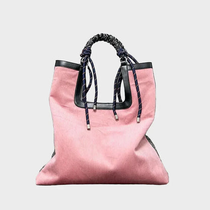 Marcie Women's Corduroy Shoulder Bag with a Braided Strap, photo 7