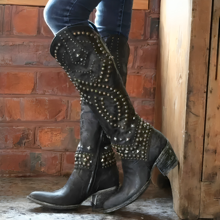 Marian Women's Boots with Studs, photo 3