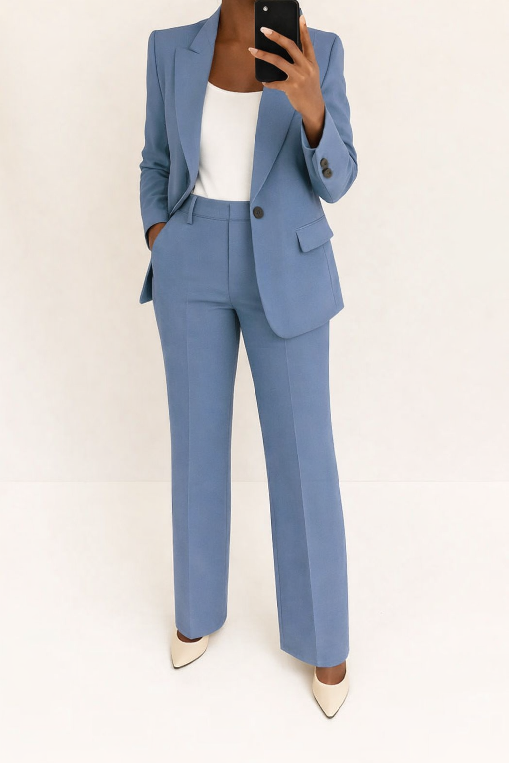 Molly Women's Co-ord Set with Wide Legs with Buttons, photo 1