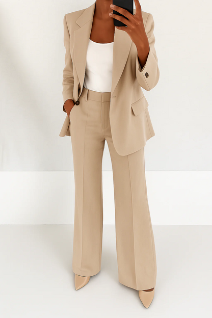 Molly Women's Co-ord Set with Wide Legs with Buttons, photo 3
