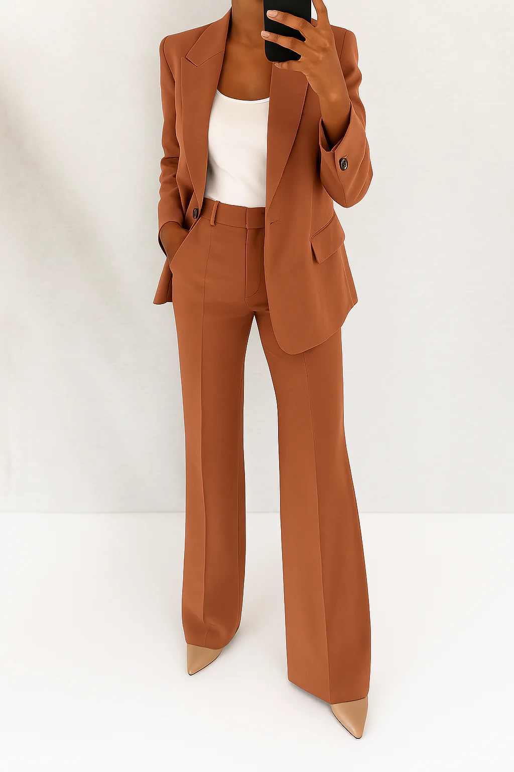 Molly Women's Co-ord Set with Wide Legs with Buttons, photo 4