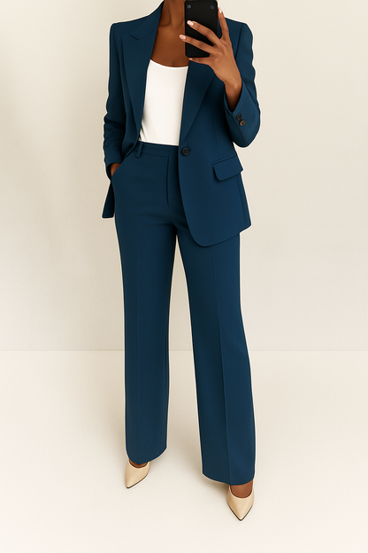 Molly Women's Co-ord Set with Wide Legs with Buttons, photo 7
