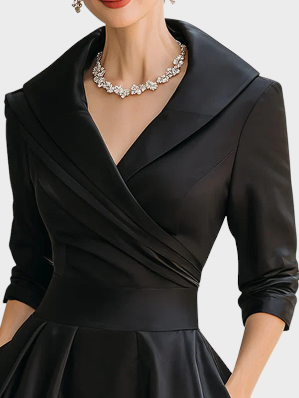 Nina Women's Dress in Midi Length with Pockets, photo 5