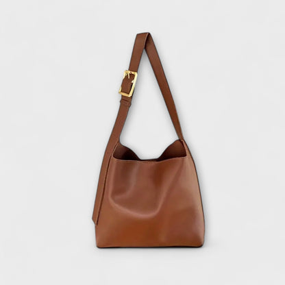 Nora Women's Bucket Shoulder Bag in a Leather Look, photo 1