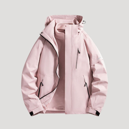 Paige Women's Jacket with a Hood with a Zip and Colour Blocking, photo 1