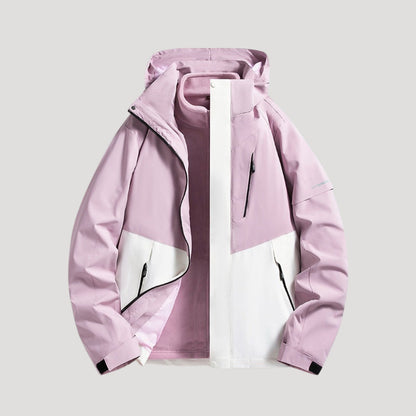 Paige Women's Jacket with a Hood with a Zip and Colour Blocking, photo 2