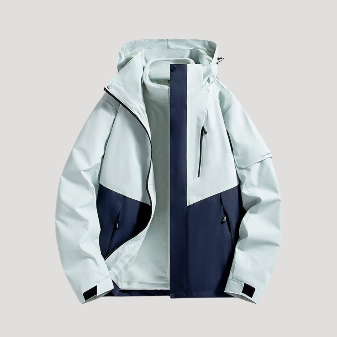 Paige Women's Jacket with a Hood with a Zip and Colour Blocking, photo 3