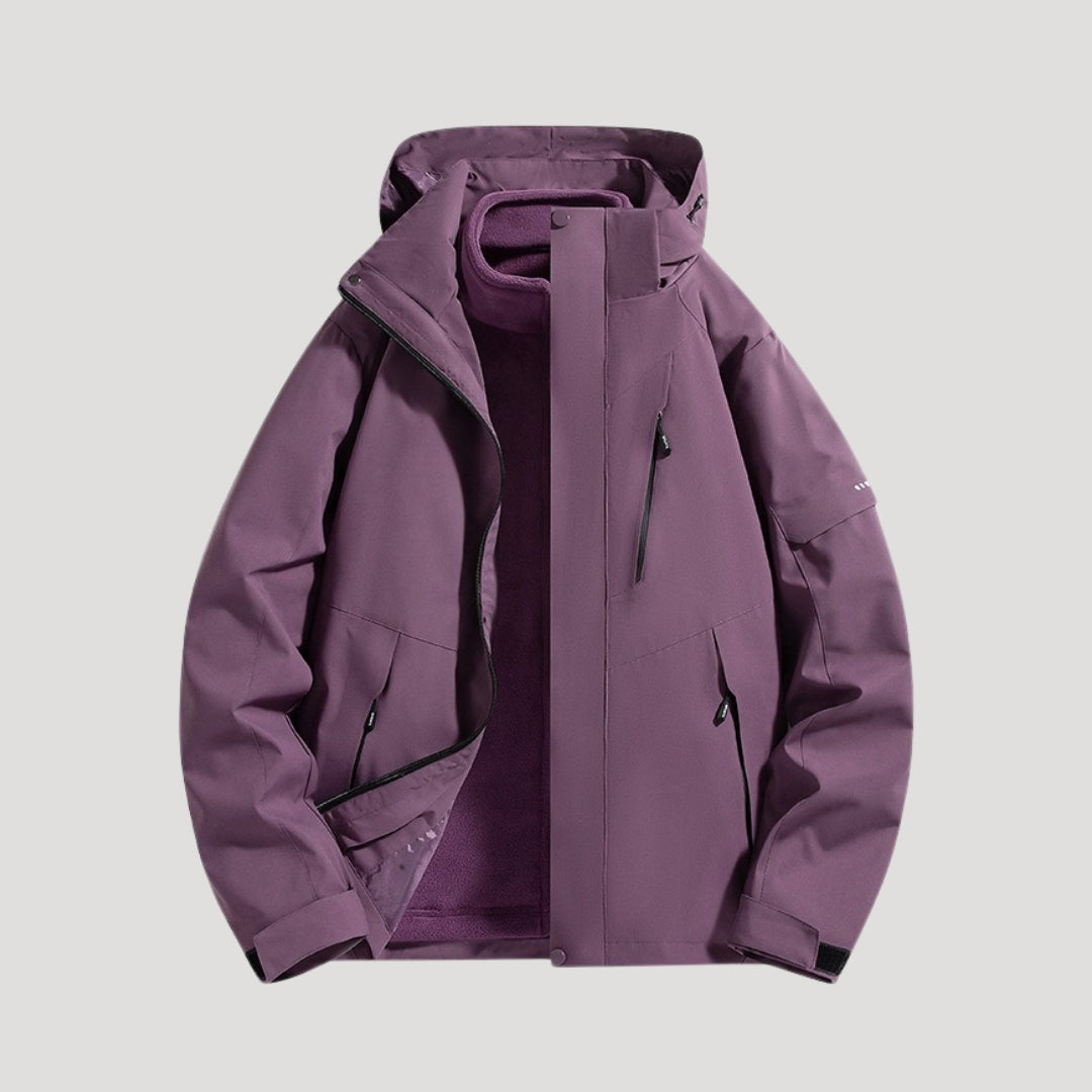 Paige Women's Jacket with a Hood with a Zip and Colour Blocking, photo 4