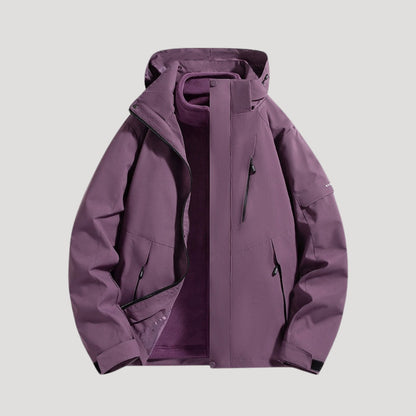 Paige Women's Jacket with a Hood with a Zip and Colour Blocking, photo 4