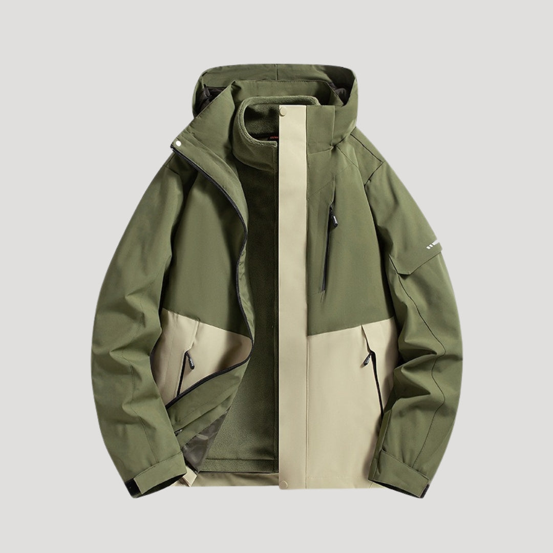 Paige Women's Jacket with a Hood with a Zip and Colour Blocking, photo 9