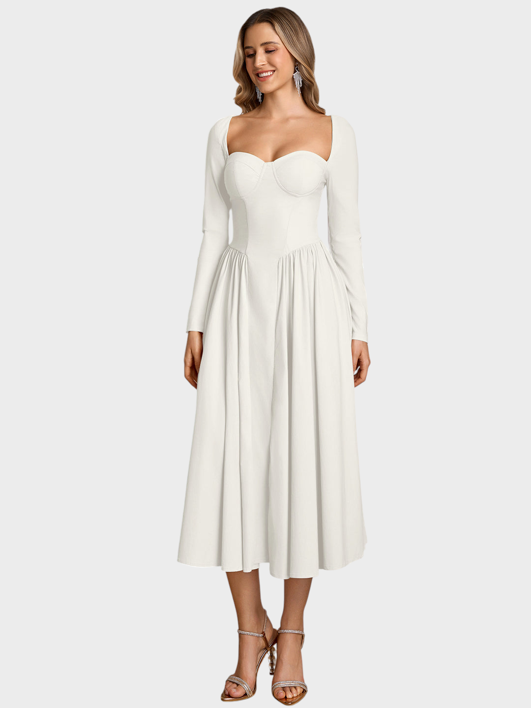 Rebecca Women's Dress in Viscose in an A-line, photo 10