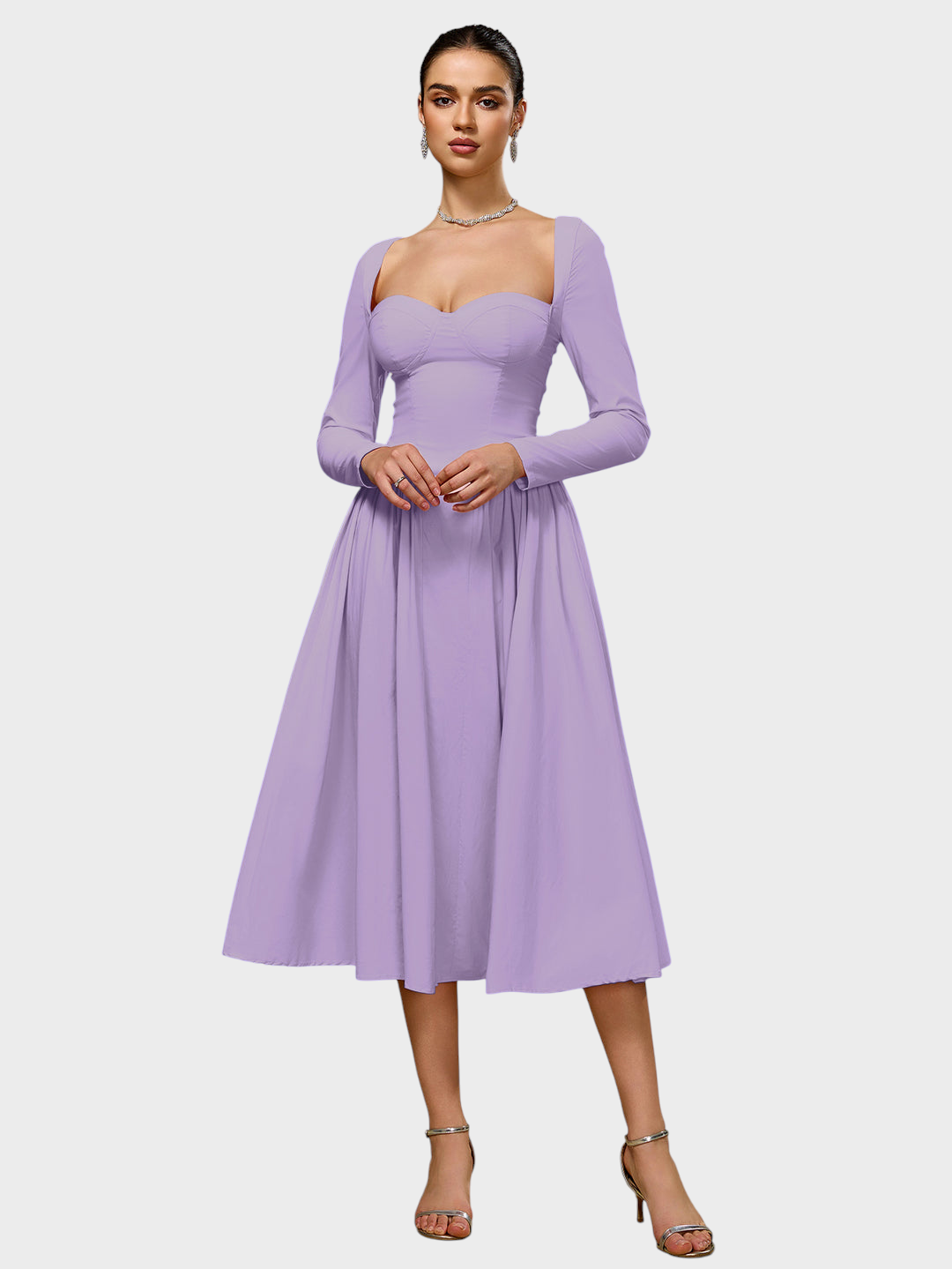 Rebecca Women's Dress in Viscose in an A-line, photo 6
