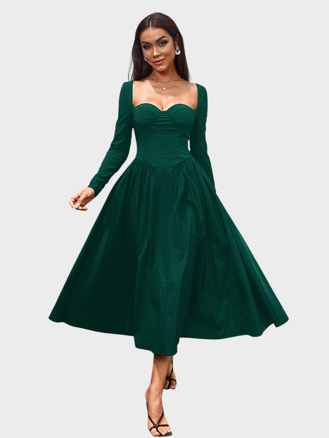 Rebecca Women's Dress in Viscose in an A-line, photo 8