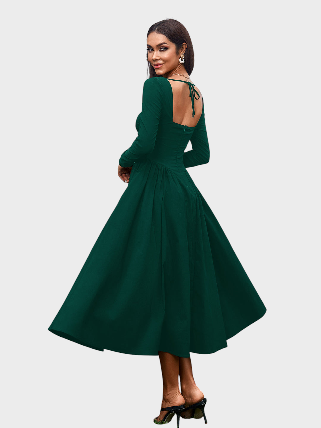 Rebecca Women's Dress in Viscose in an A-line, photo 9