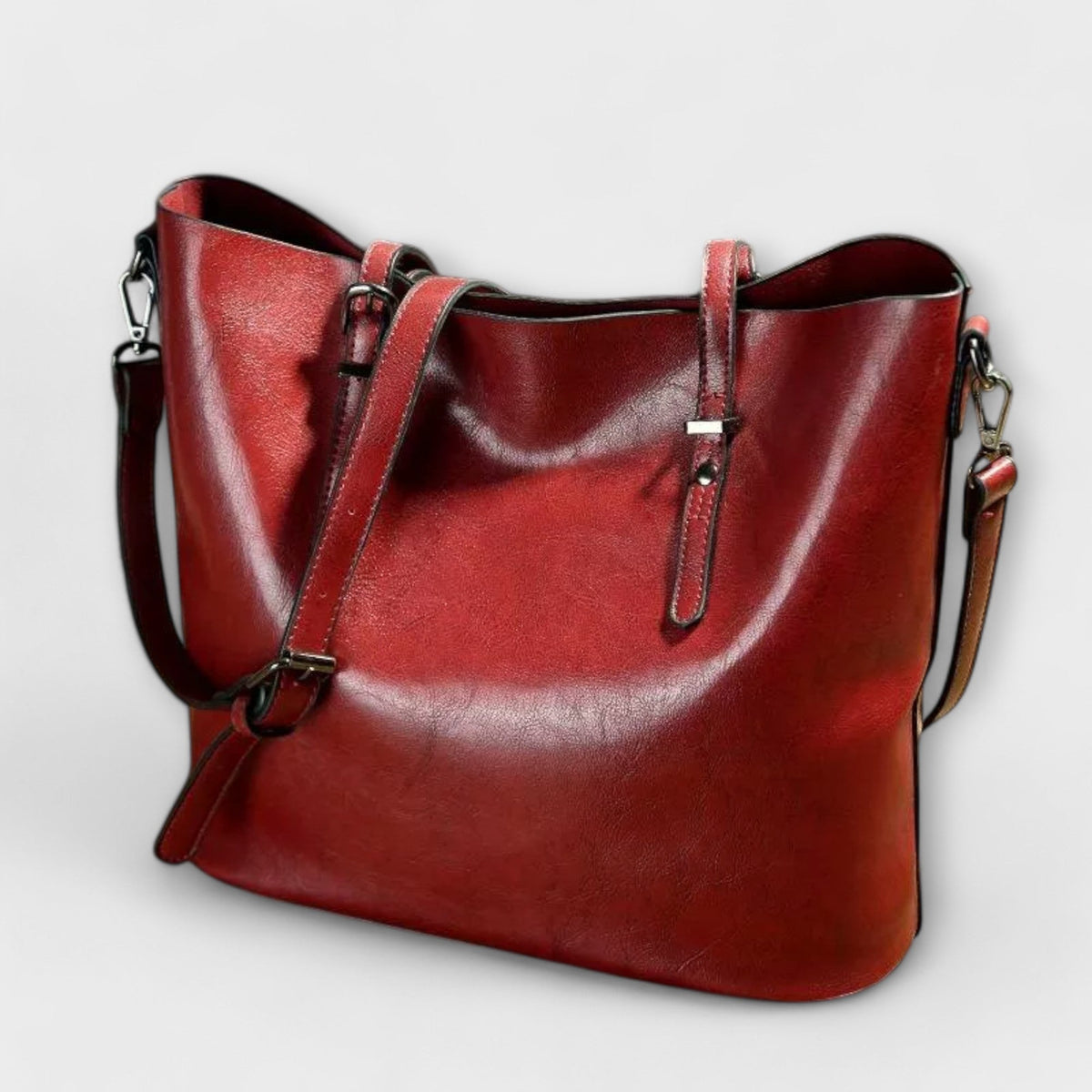 Rhian Women's Shoulder Bag with Buckled Side Straps, photo 5