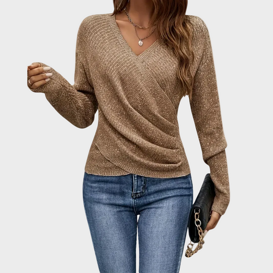 Sadie Women's Top in a Relaxed Fit with a V-neck, photo 1