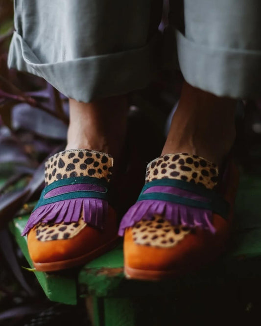 Sylvie Women's Loafers with an Animal Print, photo 1
