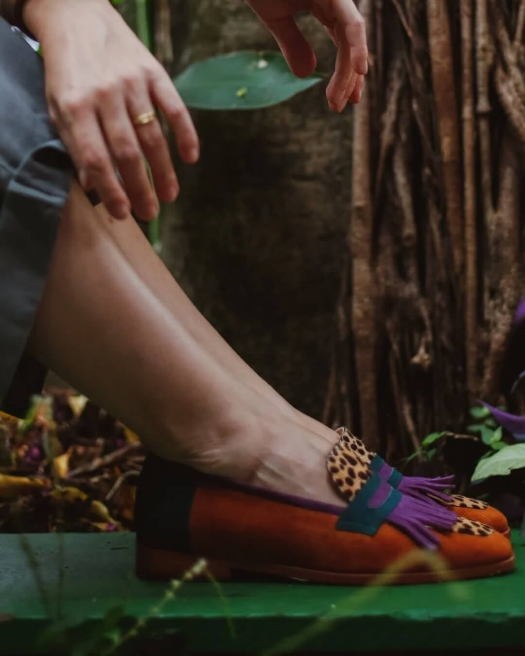 Sylvie Women's Loafers with an Animal Print, photo 3
